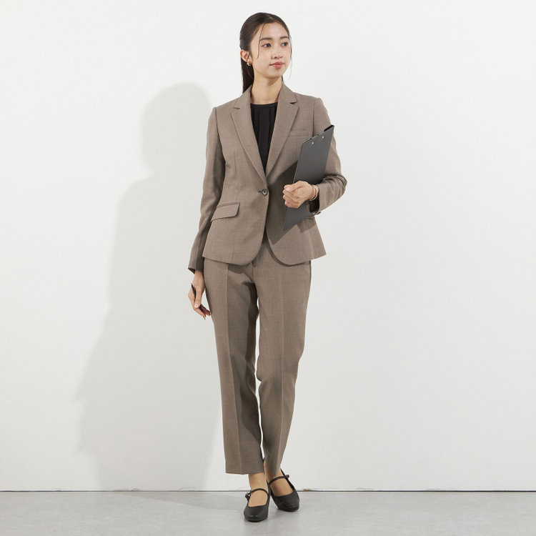 ソノタ（KONAKA用） 【Diana】【秋冬】ジャケット/ブラウン/ウォッシャブル＆ストレッチ 茶淡色