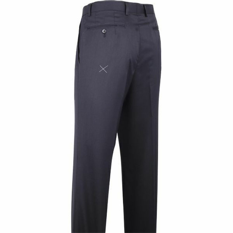ジョンピアース 【JOHN PEARSE White】【年間】1タックビジネススラックス/ネイビー×ソリッド 紺濃色