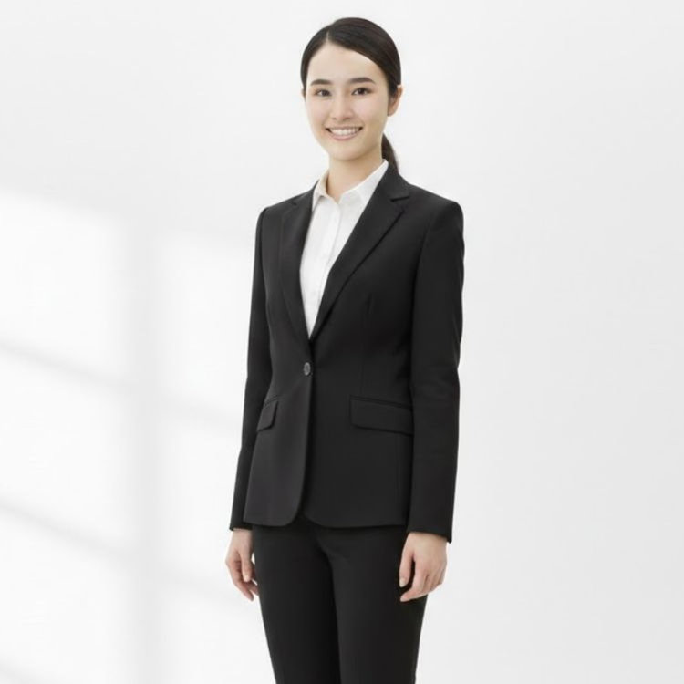 ＫＡＮＳＡＩＦＯＲＬ 【KANSAI FORL collection】【年間】【SHOWER CLEAN】ジャケット/ブラック×ソリッド 黒