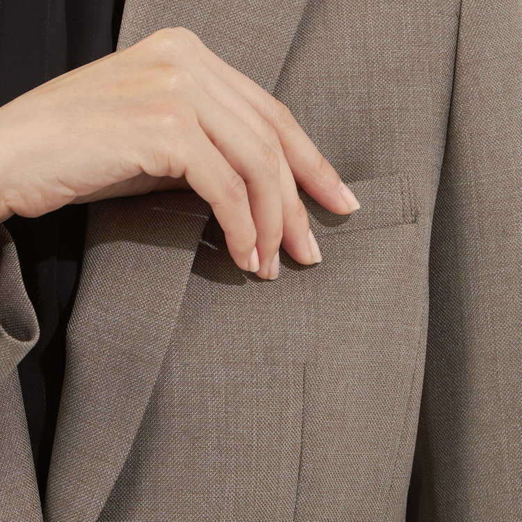 ソノタ（KONAKA用） 【Diana】【秋冬】ジャケット/ブラウン/ウォッシャブル＆ストレッチ 茶淡色