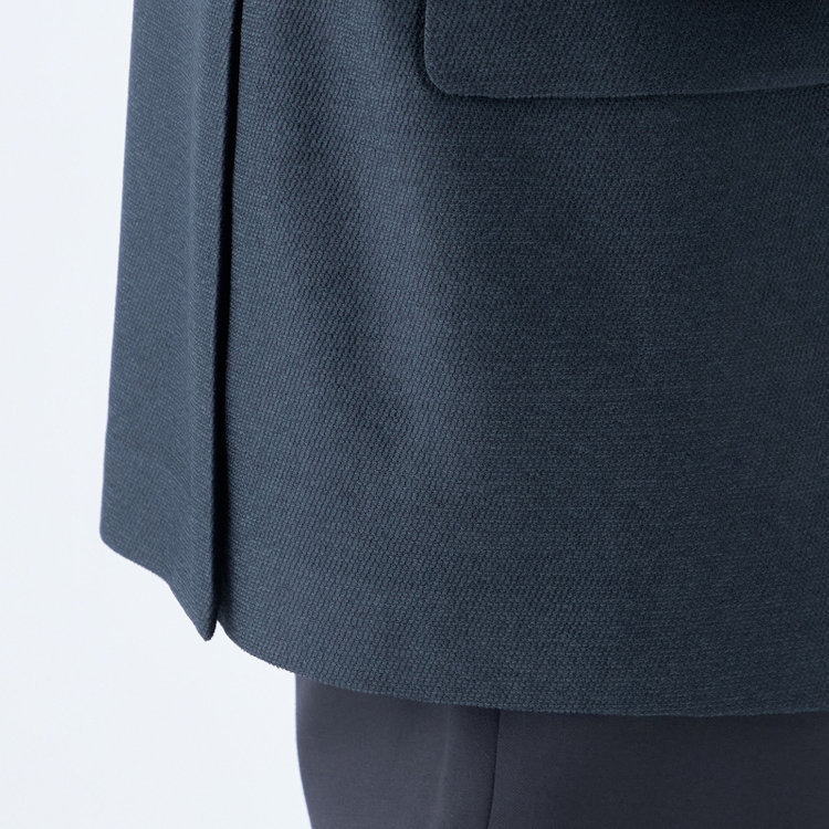 ハイスペックモーション 【HIGH SPEC MOTION】【秋冬】ポリエステル2釦シングルジャケット/ネイビー/ウォシャブルシャブル 紺濃色