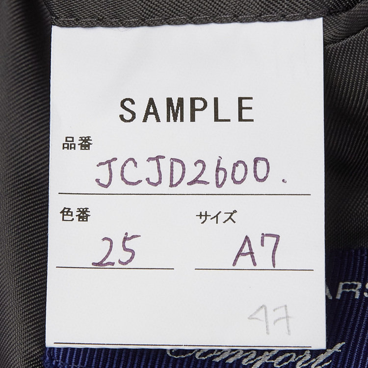 ＪＰコンフォート ネイビー 【JOHN PEARSE comfort navy】【秋冬】TUMUGITO 2釦シングルジャケット セットアップ対応/ グレー/ ULTRA MOVE/ウォッシャブル グレー中間