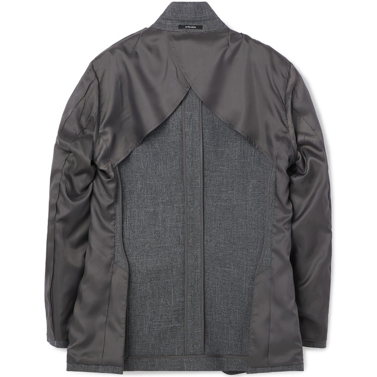 ＪＰコンフォート ネイビー 【JOHN PEARSE comfort navy】【秋冬】TUMUGITO 2釦シングルジャケット セットアップ対応/ グレー/ ULTRA MOVE/ウォッシャブル グレー中間