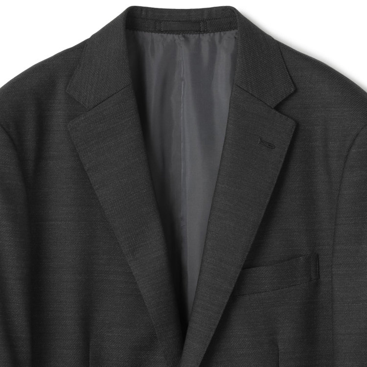 ＫＡＮＳＡＩＭＡＮ 【KANSAIMAN collection】【秋冬】2釦シングルスーツ ショートタック/グレー/REAL GRAY COLLECTION/NEW ZEALAND WOOL SHOWER CLEAN/SustainaBee Wool/※裾上げ必要 グレー濃色