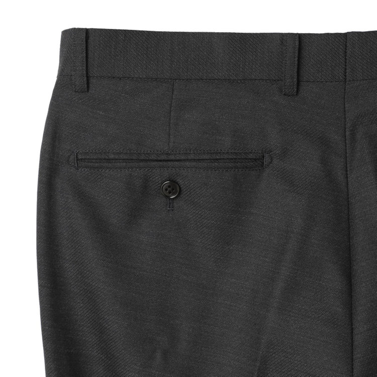 ＫＡＮＳＡＩＭＡＮ 【KANSAIMAN collection】【秋冬】2釦シングルスーツ ショートタック/グレー/REAL GRAY COLLECTION/NEW ZEALAND WOOL SHOWER CLEAN/SustainaBee Wool/※裾上げ必要 グレー濃色