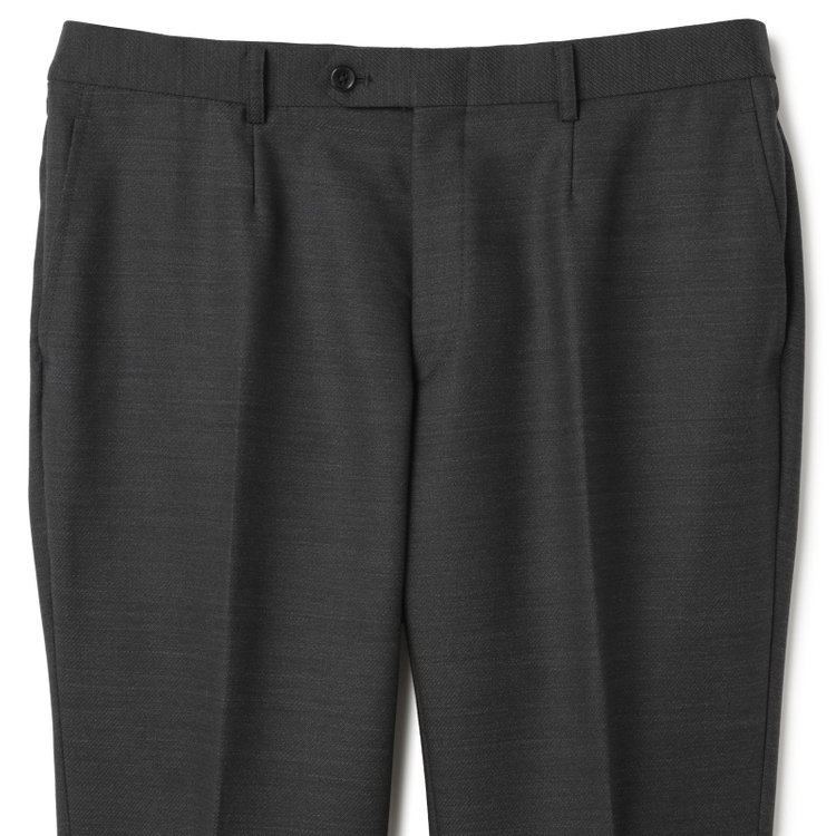 ＫＡＮＳＡＩＭＡＮ 【KANSAIMAN collection】【秋冬】2釦シングルスーツ ショートタック/グレー/REAL GRAY COLLECTION/NEW ZEALAND WOOL SHOWER CLEAN/SustainaBee Wool/※裾上げ必要 グレー濃色