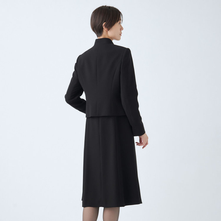 ソノタ（KONAKA用） 【BIEN BELLE】【年間】フリルカラーアンサンブルレディースフォーマル 黒