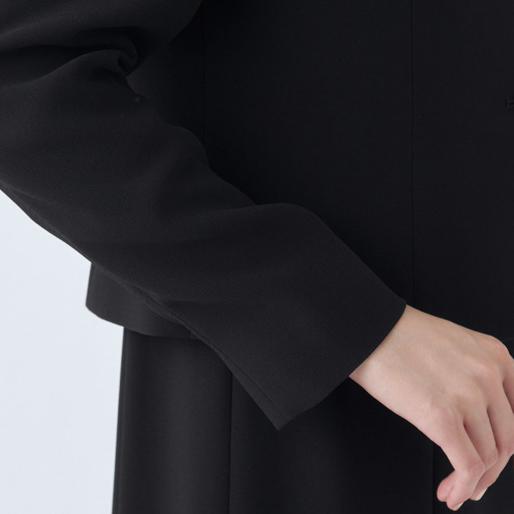 ソノタ（KONAKA用） 【BIEN BELLE】【年間】フリルカラーアンサンブルレディースフォーマル 黒