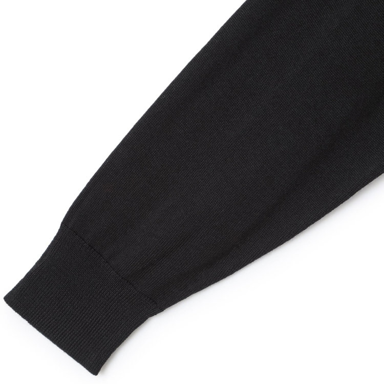 ＪＰ コンフォート 【JOHN PEARSE comfort navy】カーディガン/ブラック/ウォッシャブル 黒