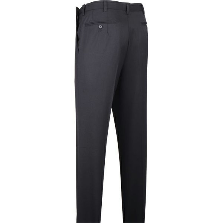 KONAKA　アウトレット 【WEB限定/OUTLET/汚れ・キズ等有】【JOHN PEARSE White】【年間】ウールブレンド 1タックスラックス/ブラック×ソリッド/ウォッシャブル/ウエストアジャスター仕様 ブラック系(黒)