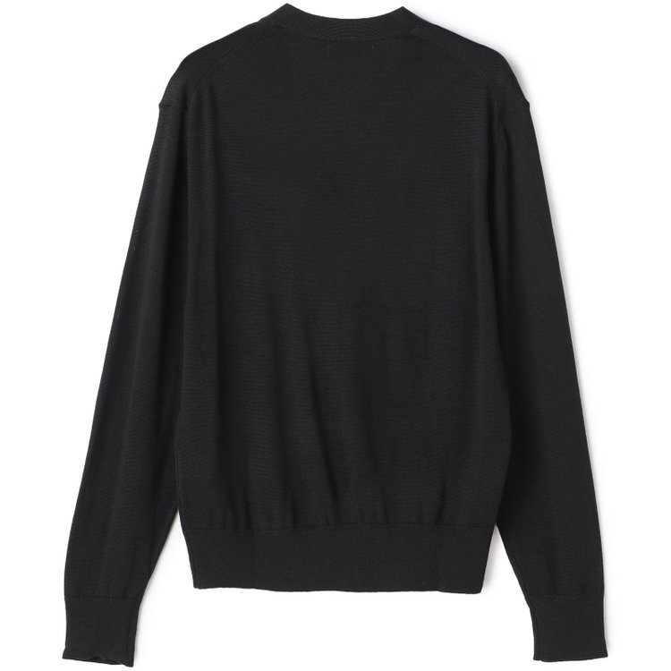 ＪＰ コンフォート 【JOHN PEARSE comfort navy】カーディガン/ブラック/ウォッシャブル 黒