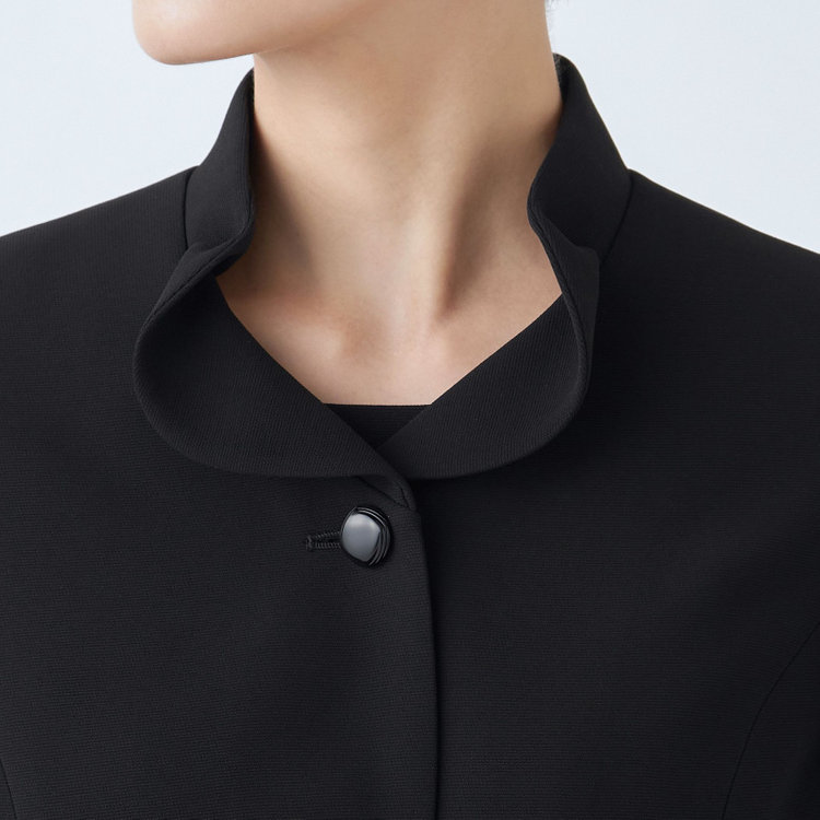 ソノタ（KONAKA用） 【BIEN BELLE】【年間】フリルカラーアンサンブルレディースフォーマル 黒