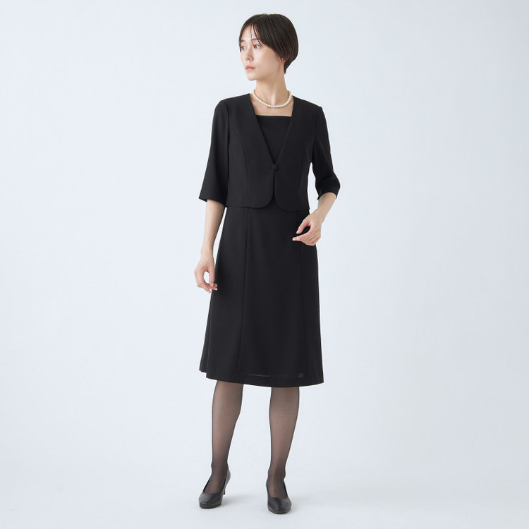 ソノタ（KONAKA用） 【RADVAN】【年間】ロールカバーアンサンブルレディースフォーマル 黒