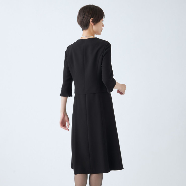 ソノタ（KONAKA用） 【BIEN BELLE】【年間】フリルカラーアンサンブルレディースフォーマル 黒