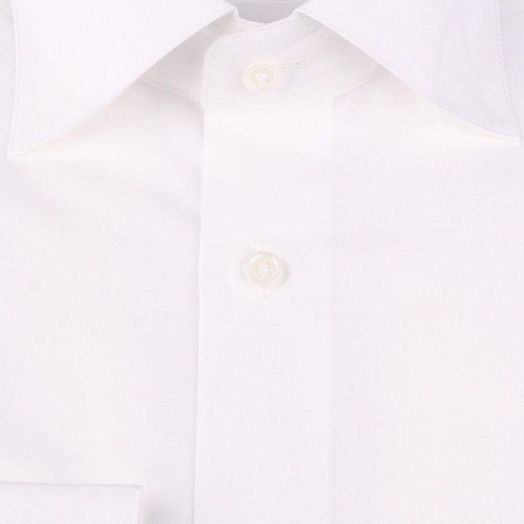 KONAKA　アウトレット 【WEB限定/OUTLET/汚れ・キズ等有】【Donato Vinci Italy Uomo】ワイドカラードレスワイシャツ/ホワイト/Tough釦/GIZA COTTON ホワイト系(白)
