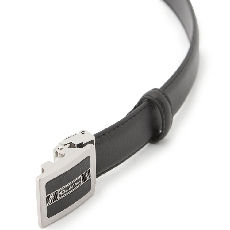 ドナートヴィンチ 【Donato Vinci Italy】ロングバックルベルト 3.0sm幅/ブラック(ウエスト130cmまで対応) 黒