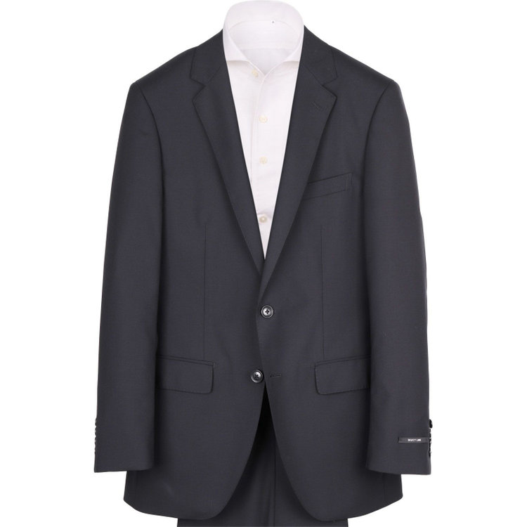 ＪＰセレクトライン 【JOHN PEARSE Black SELECT LINE】【年間】2釦シングルスーツ/ブラック×ソリッド/SHOWER CLEAN ブラック系(黒)