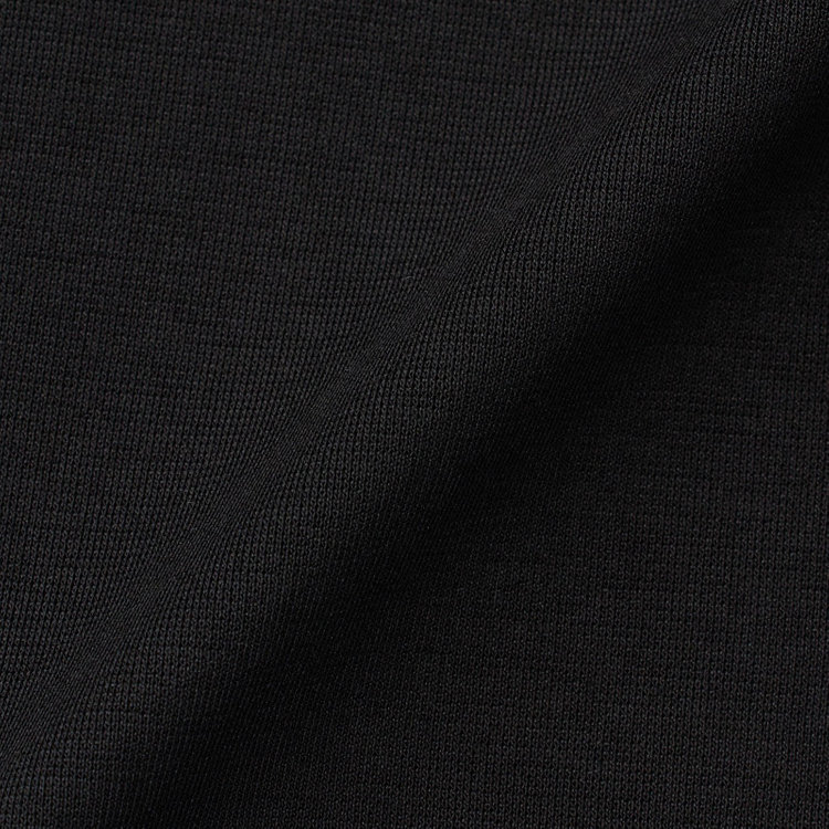 ジョンピアース 【JOHN PEARSE comfort navy】モックネックロングTシャツ/ブラック/「吸汗速乾」「接触冷感」「UV加工」 黒