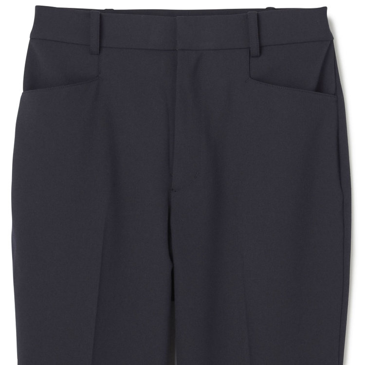 ナチュラル　ビューティー 【NATURAL BEAUTY】【年間】テーパードパンツ/ネイビー/ウエストストレッチ/※裾上げ済み仕様 紺中間