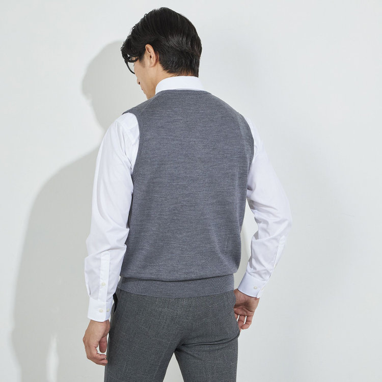 ＪＰコンフォート ネイビー 【JOHN PEARSE comfort navy】【秋冬】Vベスト/ブラック グレー中間