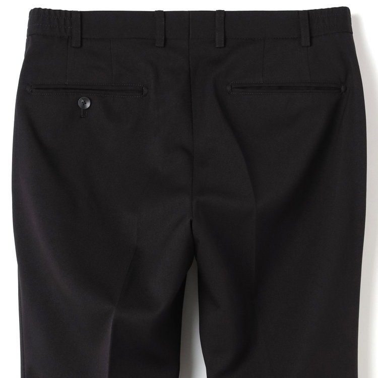 ＪＰ コンフォート 【JOHN PEARSE comfort】【年間】2釦シングルスーツ ショートタック/ブラック×ソリッド/ULTRA MOVE/TRABEST/※裾上げ必要※ベストは別売りです 黒