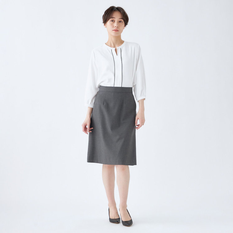 ナチュラル　ビューティー 【NATURAL BEAUTY】【年間】スカート/グレー グレー濃色