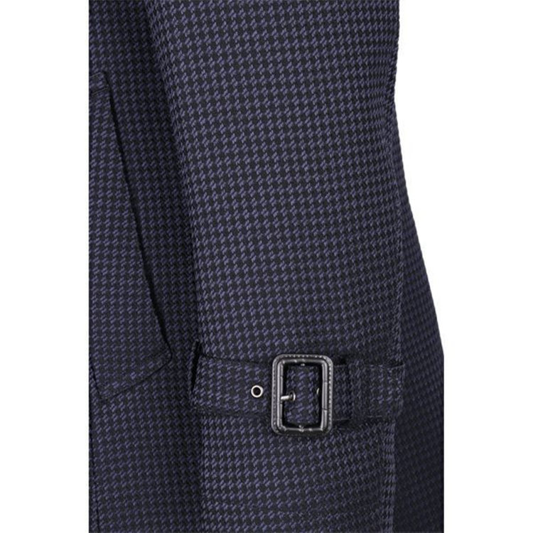 ソノタ（KONAKA用） 【Comin's】スタンドカラーレイヤードコート/ネイビー×ワッフル ネイビー系(紺)