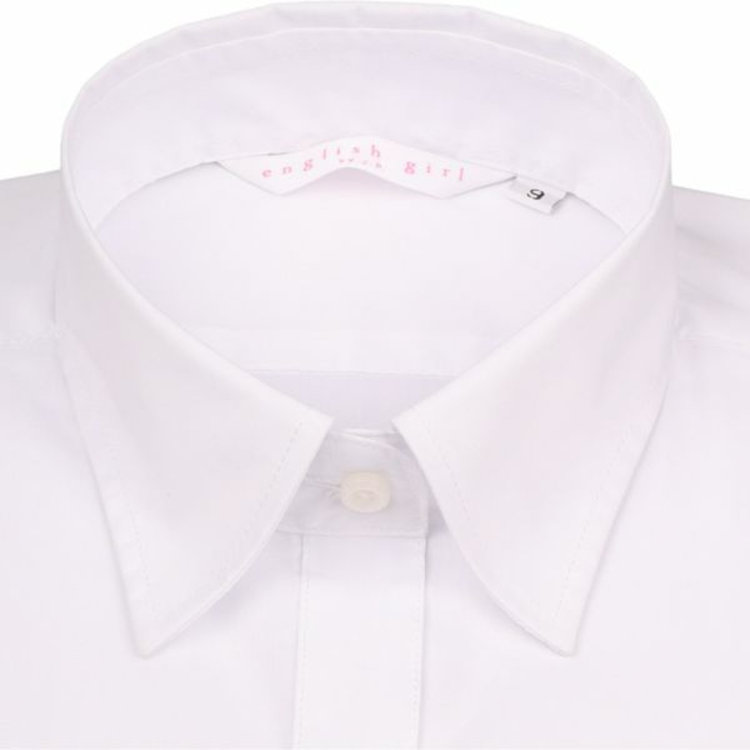 KONAKA　アウトレット 【WEB限定/OUTLET/汚れ・キズ等有】【english girl by J.P.】レギュラーカラーブラウス/ホワイト×ソリッド ホワイト系(白)