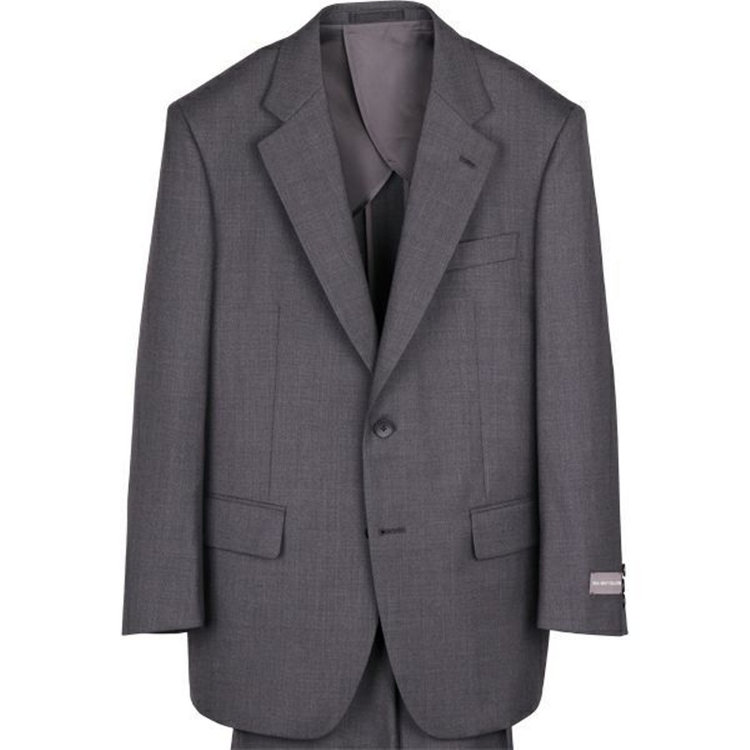 ドナートヴィンチ 【Donato Vinci Italy】【春夏】2釦シングルスーツ 1タック/グレー×ソリッド/NEW ZEALAND LIMITED WOOL/REAL GRAY COLLECTION/COOL REFLECTION グレー系(灰)
