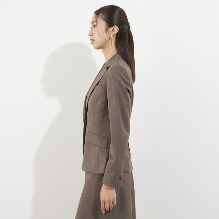 ソノタ（KONAKA用） 【Diana】【秋冬】ジャケット/ブラウン/ウォッシャブル＆ストレッチ 茶中間