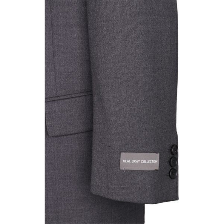 ドナートヴィンチ 【Donato Vinci Italy】【春夏】2釦シングルスーツ 1タック/グレー×ソリッド/NEW ZEALAND LIMITED WOOL/REAL GRAY COLLECTION/COOL REFLECTION グレー系(灰)