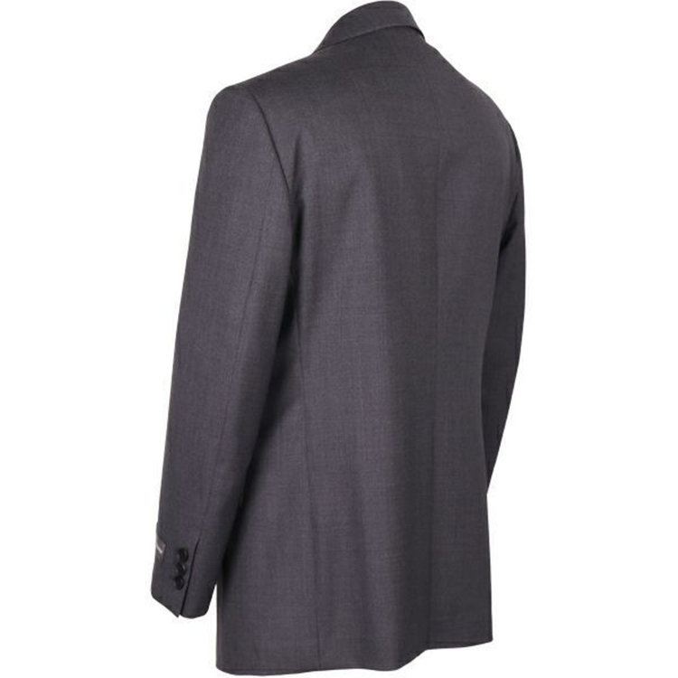 ドナートヴィンチ 【Donato Vinci Italy】【春夏】2釦シングルスーツ 1タック/グレー×ソリッド/NEW ZEALAND LIMITED WOOL/REAL GRAY COLLECTION/COOL REFLECTION グレー系(灰)