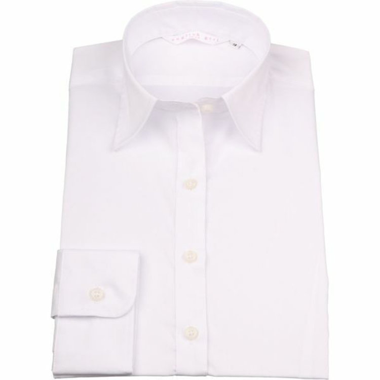 KONAKA　アウトレット 【WEB限定/OUTLET/汚れ・キズ等有】【english girl by J.P.】レギュラーカラーブラウス/ホワイト×ソリッド ホワイト系(白)