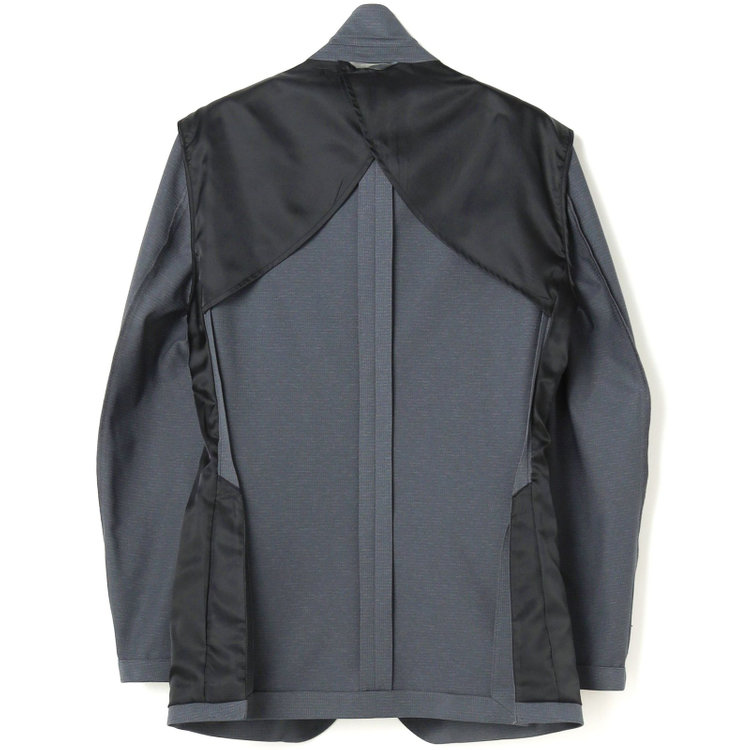 ＪＰ コンフォート 【JOHN PEARSE comfort navy】【春夏】機能性ポリエステル素材 2釦シングルジャケット/グレー/ULTRA MOVE/RIRANCHA/ウォッシャブル グレー中間