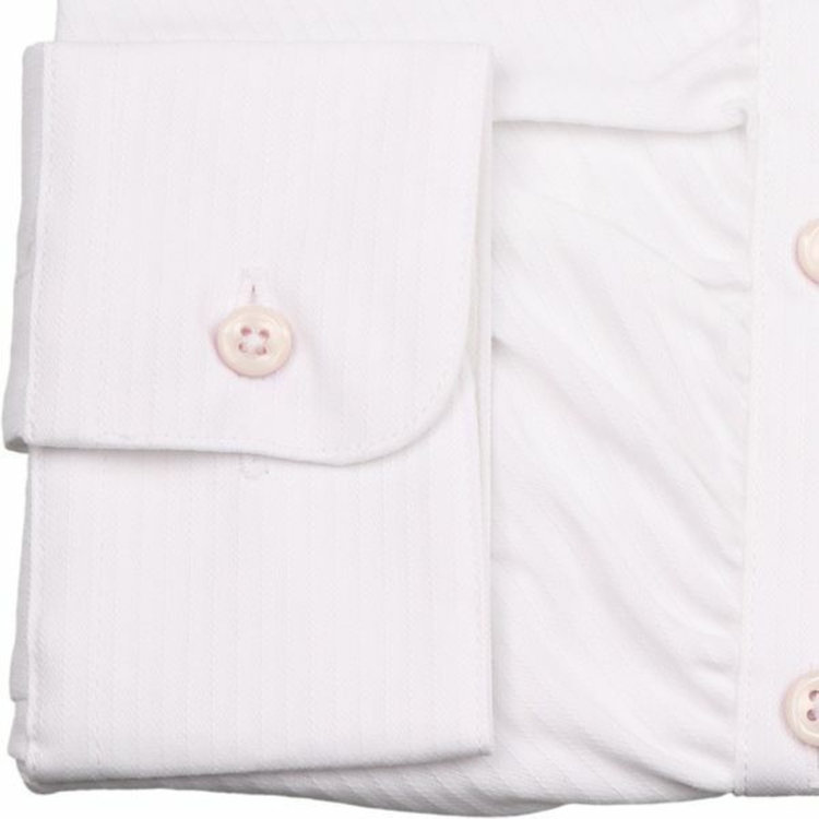 KONAKA　アウトレット 【WEB限定/OUTLET/汚れ・キズ等有】【english girl by J.P.】スキッパーカラーブラウス/ホワイト×ドビーツイル/ギャザー/HIGH SPEC FABRIC ホワイト系(白)