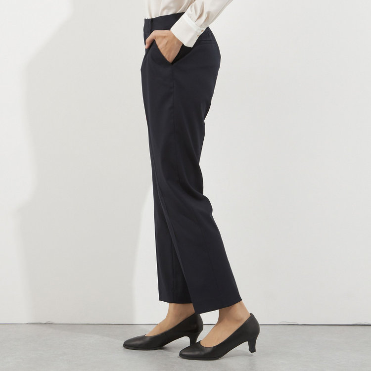 ソノタ（KONAKA用） 【Diana】【秋冬】パンツ/ネイビー/ウォッシャブル＆ストレッチ/裾上げ済仕様 紺中間