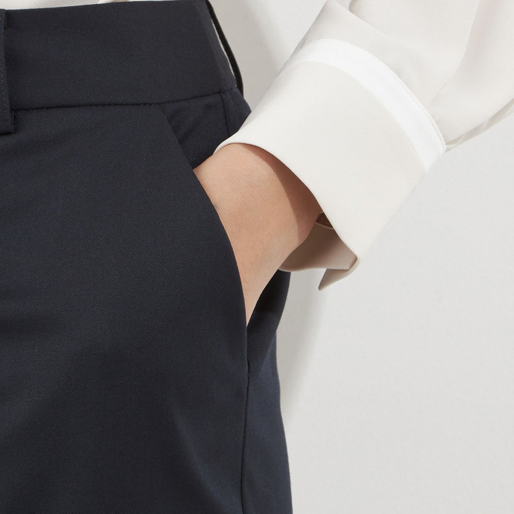 ソノタ（KONAKA用） 【Diana】【秋冬】パンツ/ネイビー/ウォッシャブル＆ストレッチ/裾上げ済仕様 紺中間