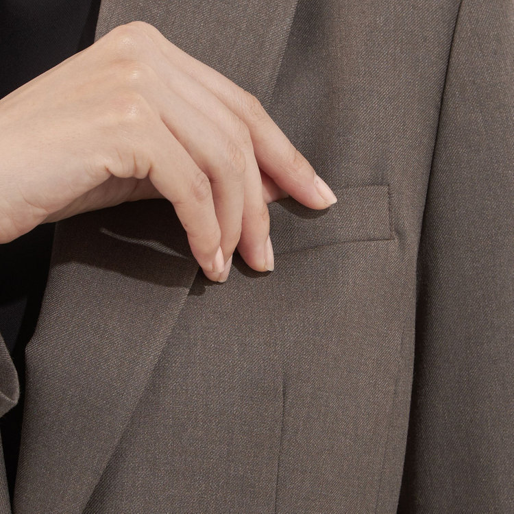 ソノタ（KONAKA用） 【Diana】【秋冬】ジャケット/ブラウン/ウォッシャブル＆ストレッチ 茶中間