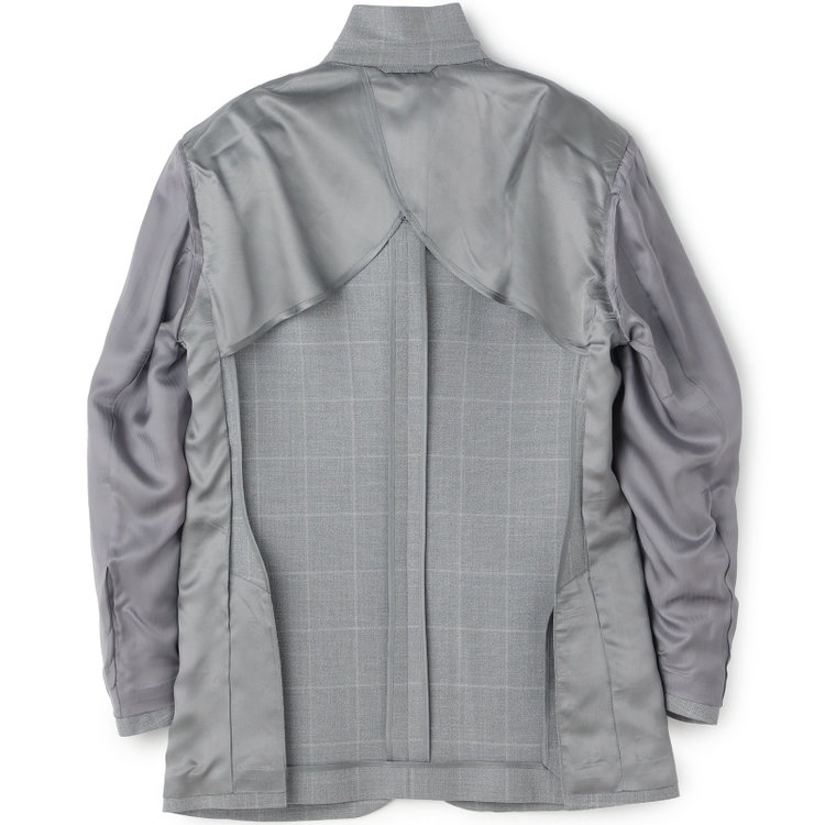 ドナートヴィンチ 【Donato Vinci Italy】【春夏】ウールリネンブレンド2釦シングルジャケット/グレー/NEW ZEALAND WOOL MIX グレー淡色
