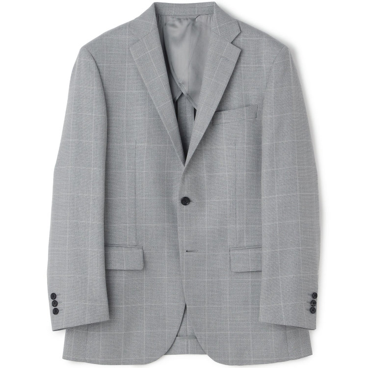 ドナートヴィンチ 【Donato Vinci Italy】【春夏】ウールリネンブレンド2釦シングルジャケット/グレー/NEW ZEALAND WOOL MIX グレー淡色