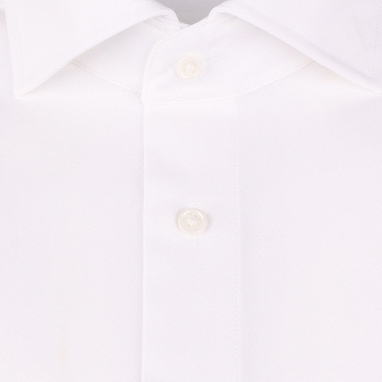 KONAKA　アウトレット 【WEB限定/OUTLET/汚れ・キズ等有】【Donato Vinci Italy Uomo】【ノーアイロン】ワイドカラードレスワイシャツ/ホワイト×ドビーツイル/ULTRA MOVE/ニット素材 ホワイト系(白)