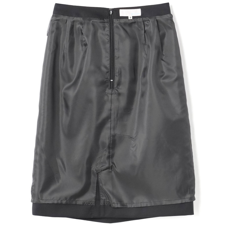 ＭＩＲＵＭ 【mirum】【年間】スカート/ブラック×ソリッド 黒