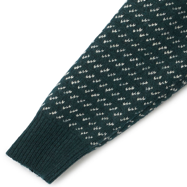 ライル＆スコット 【LYLE&SCOTT】ハーフジップアップセーター/グリーン 緑中間