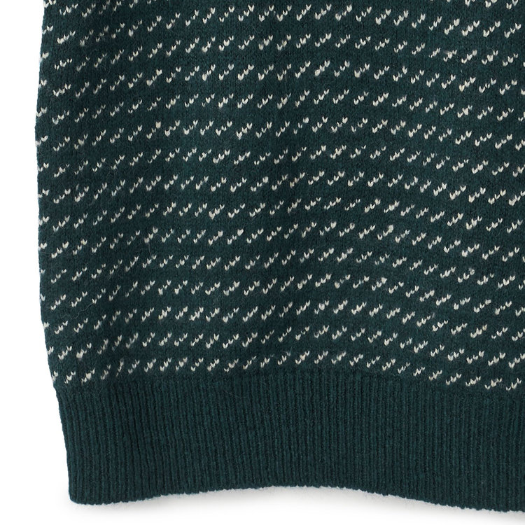 ライル＆スコット 【LYLE&SCOTT】ハーフジップアップセーター/グリーン 緑中間