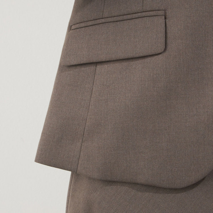 ソノタ（KONAKA用） 【Diana】【秋冬】ジャケット/ブラウン/ウォッシャブル＆ストレッチ 茶中間