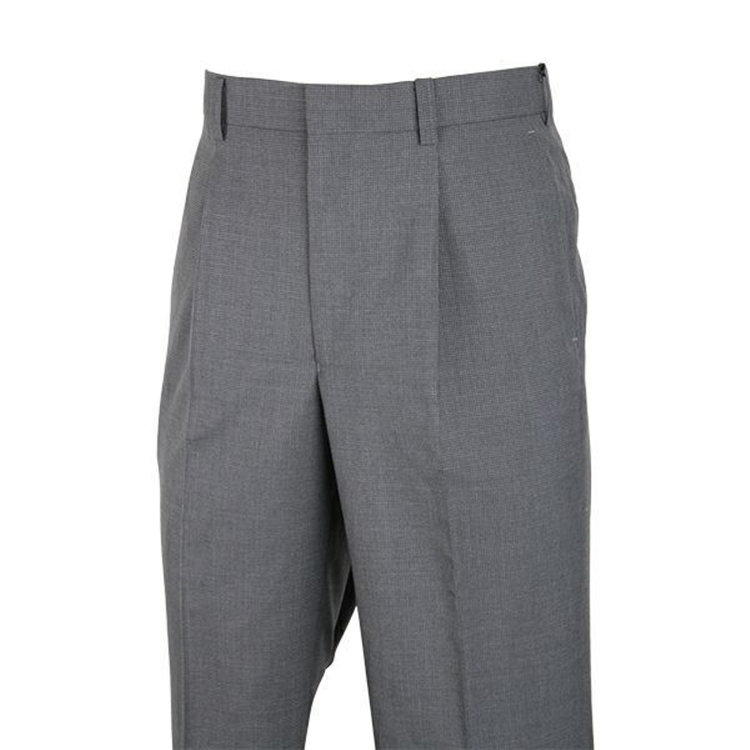 KONAKA　アウトレット 【WEB限定/OUTLET/汚れ・キズ等有】【JOHN PEARSE White】【春夏】1タックビジネススラックス/グレー×チェック グレー系(灰)