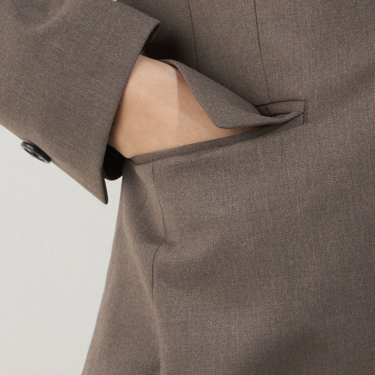 ソノタ（KONAKA用） 【Diana】【秋冬】ジャケット/ブラウン/ウォッシャブル＆ストレッチ 茶中間