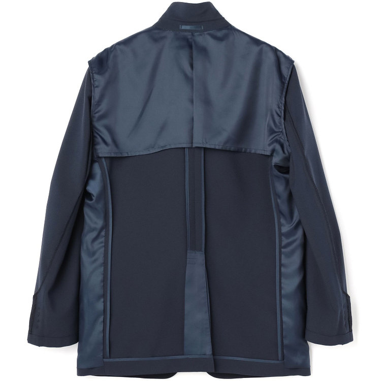 ハイスペックモーション 【HIGH SPEC MOTION】【春夏】ポリエステル2釦シングルジャケット/ネイビー 紺中間