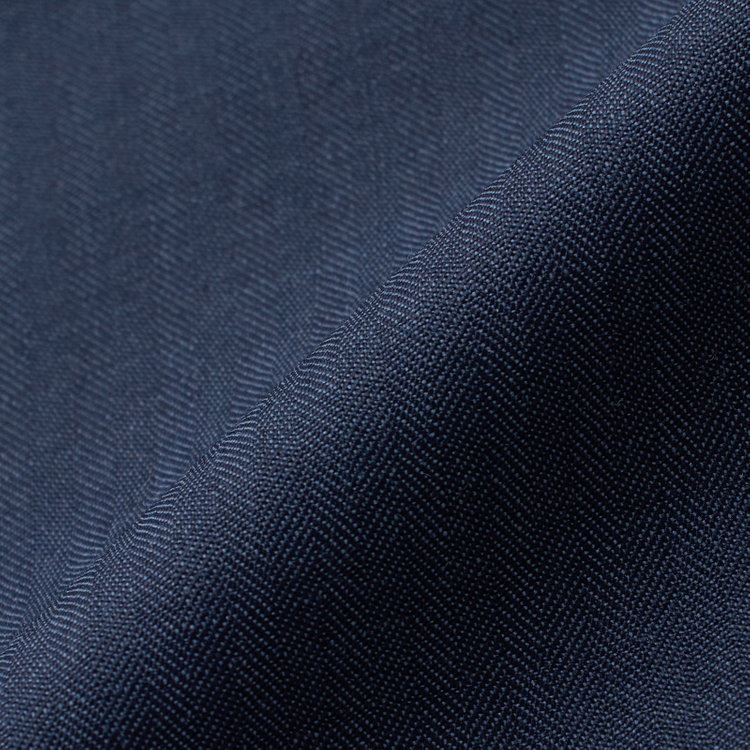 スタンリーブラッカ 【stanley blacker new york】【春夏】デニムルック2釦シングルセットアップジャケット/ネイビー×シャドーストライプ 紺中間