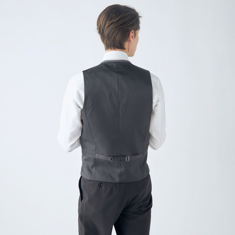 ソノタ（KONAKA用）  【HIGH SPEC MOTION】【年間】リバーシブルジレ/ブラック＆グレー 黒